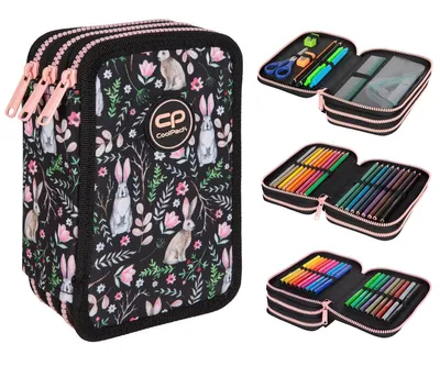 Obrázok produktu pre COOLPACK JUMPER 3 Plnený peračník školský peračník peračník RABBITLAND RABBITLAND svetlý farebný detský dievčenský