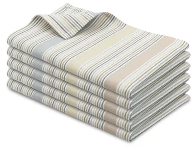 Produktbild von 5er Set Geschirrtücher 100% Baumwolle, 50x70 cm, Grün