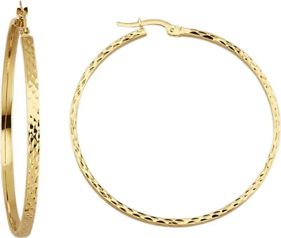 Produktbild von Fascination by Ellen K. Creolen 375/- Gold 4,5cm gelb ohne 324310352-2