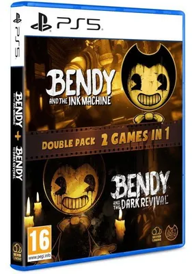 Immagine prodotto di Bendy Double Pack (Ink Machine + Dark Revival) per PS5, versione rimasterizzata, con colonna sonora inclusa, miglioramenti grafici