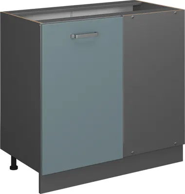 Obrázek produktu pro Rohová skříňka Vicco R-Line Modrošedá 86 cm bez pracovní desky, Model 41179