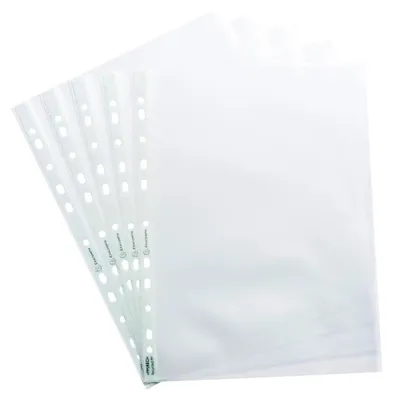 Image de Pochettes transparentes en PP recyclé, format A4, 50 pièces