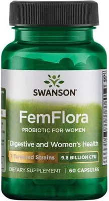Obrázek produktu pro FemFlora probiotikum pro ženy 60 kapslí Swanson Health Products