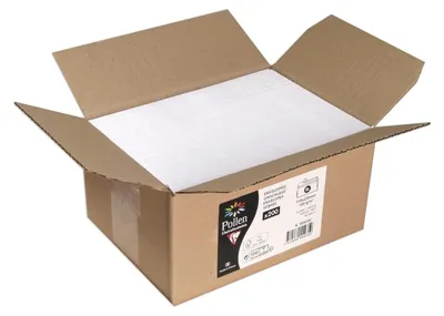 Produktbild von Clairefontaine Umschlag Pollen 110x220 120g weiss