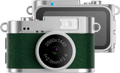 Obrázok produktu pre INF Mini Retro Baterka Fotoaparát: 1080P HD Video, Prenosný prívesok na kľúče zelená