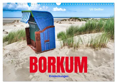 Produktbild von BORKUM Entdeckungen (Wandkalender 2027 DIN A3 quer), CALVENDO Monatskalender