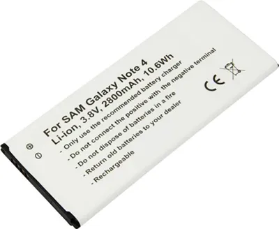 Produktbild von Avizar, Kompatibler Galaxy Note 4 Li-Ion Akku 3,8V 2800mAh NFC,