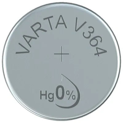 Image de Varta V370, Siler-Oxid (S), 1,55 V, 30 mAh, 9,5 mm, 9,5 mm, 2,6 mm