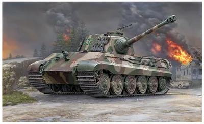 Produktbild von Revell Tiger II Ausf.B (Henschel Turr), Tank model, 1:35, Tiger II, Männlich, Kunststoff, 250 Stück(e)