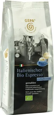 Produktbild von Italieniescher Espresso - entkoffeiniert mild gemahlen 250g