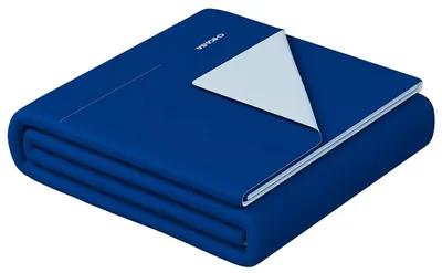 Produktbild von CHICASA Microfaserbettdecke 200×200cm Kühlende Duo-Wende-Sommerdecke inkl. Gratis-Schlafmaske, waschbar