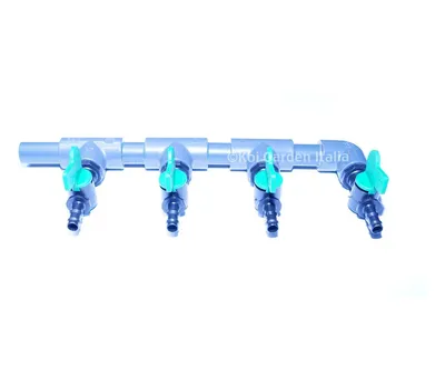 Produktbild von 4er Luftverteiler für 9 mm Luftschlauch