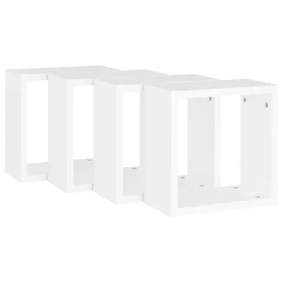 Produktbild von vidaXL Würfelregale 4 Stk. Weiß 30x15x30 cm -  Wandregale
