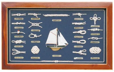 Produktbild von Knooptafel aus Acrylglas für maritime Dekoration