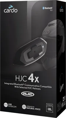 Zdjęcie produktu dla System komunikacji Bluetooth Cardo HJC 4X – zestaw pojedynczy