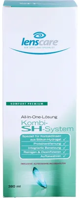 Produktbild von Lenscare Kombi-SH-System + 1 Behälter, 380 ml Lösung