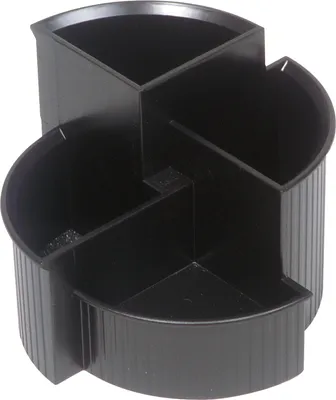 Obrázok produktu pre Helit Stifteköcher schwarz Linear 4 Fächer