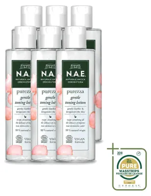 Produktbild von 6 x N.A.E. Toning Lotion - Reinigend & Feuchtigkeitsspendend - 200 ml - Vorratspackung - 6 Stücke