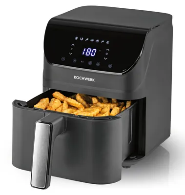 Heißluftfritteuse 4 l, Touchscreen, 1400 W, fettarmes Kochen
