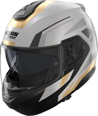 Produktbild von Nolan N100-6 Cinetico Klapphelm, grau/gold, M (58)