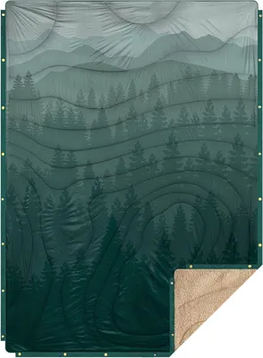 Imagen del producto de Manta de camping 3 en 1, impermeable, térmica, de 145 cm, ideal para actividades al aire libre y viajes