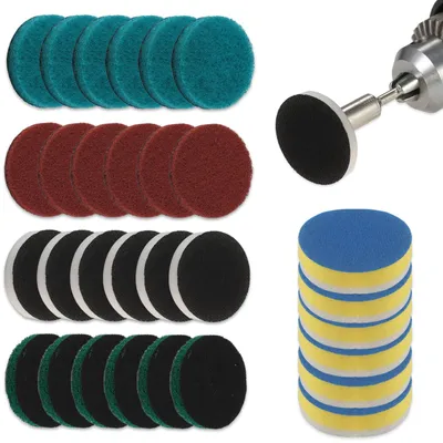 Reinigungsbürsten 30er-Pack, 65 mm Aufsätze, 5 Sorten, für Bosch Universal
