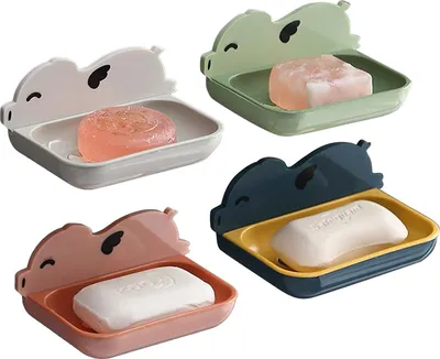 Produktbild von Seifenbox in Schweineform mit Saugnapf für das Badezimmer