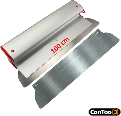 Produktbild von Set: Profi Flächenspachtel 100cm plus Wechselblatt, austauschbare Klinge CT01