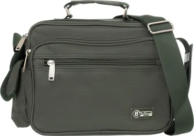 Produktbild von Bellugio Khaki Schultertasche aus Nylon für Business
