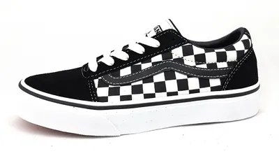 Produktbild von Vans Ward, Männlich, Kind, Modische Sneakers, Schwarz, Weiß, Muster, Schnürverschluss