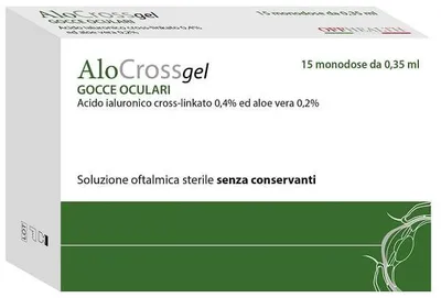Imagen del producto de ALOCROSSGEL, solución oftálmica, 15 monodosis de 0,35 ml