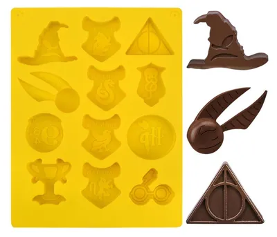 Zdjęcie produktu dla Silikonowa forma do czekoladek świątecznych z magicznymi wzorami