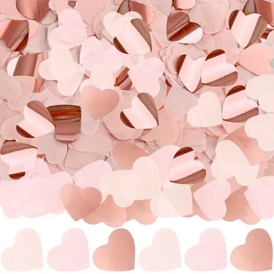 Produktbild von Papierkonfetti rosa, 6000 Stück, 50 g, für Tischdekoration