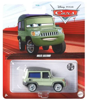 Obrázek produktu pro Miles Axlerod Mattel Disney Cars 1:55 Odlévané auto 7 cm