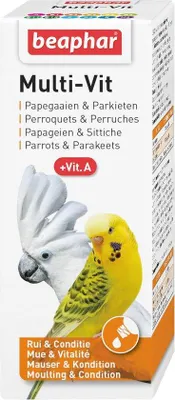 Imagen del producto de Suplemento vitamínico para loros y otras aves de la familia de los psitácidos - 50 ml