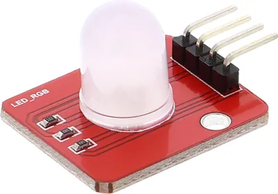 Produktbild von RGB LED 10mm auf Platine