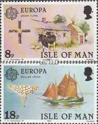 Produktbild von Briefmarken GB - Isle of Man 1981 Mi 187-188 (kompl.Ausg.) postfrisch Europa