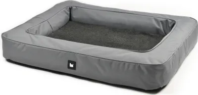 Produktbild von Extreme Lounging - b-dog luxury monster - orthopädisches Hundekissen - waschbar mit Reißverschluss - abnehmbares Kissen - 100x80x15cm - grau