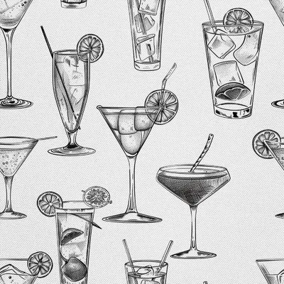 Produktbild von OUTDOOR DEKOSTOFFE OXFORD - Motiv Cocktail | DX8673