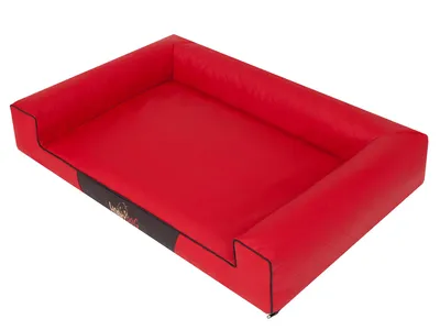Zdjęcie produktu dla Legowisko dla psa Lezanka dla psa Poduszka dla psa Legowisko Sofa Kosz dla psa Legowisko dla psa Sofa dla psa Materac dla psa: Czerwony, L - 80 x 55 cm
