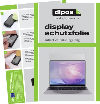Produktbild von 2x Schutzfolie für Huawei Matebook 13 matt Displayschutzfolie Folie Display Schutz dipos