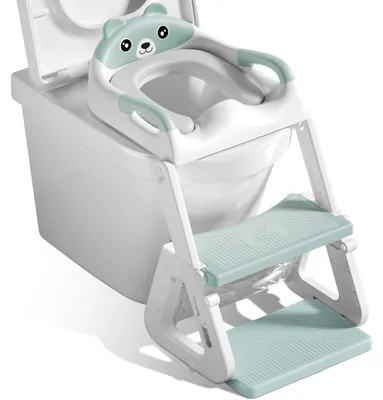Immagine prodotto di Sedile per WC per bambini con scaletta - Vasino regolabile per bambini