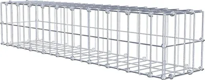 Produktbild von Gabione 100 cm x 20 cm x 20 cm (L x H x T), Maschenweite 5 x 10 cm, Spiralring