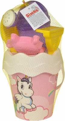 Produktbild von Eimerset Einhorn, 6tlg.