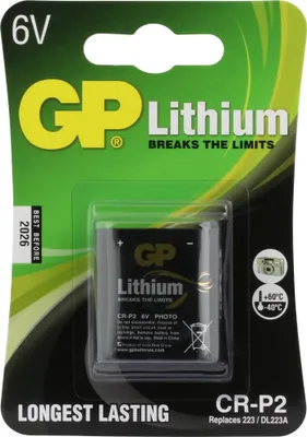 Produktbild von GP Batteries CR-P2, 6 V, Lithium
