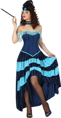 Produktbild von Atosa Kabarettkostüm Blau M-L Blau M-L