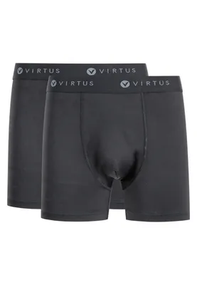 Produktbild von Virtus Boxershorts im 2er Pack Ontel aus sportlichem Funktionsmaterial 1001 Black M
