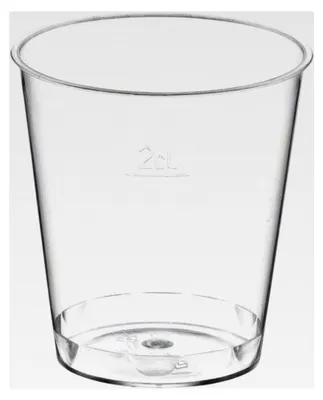 Produktbild von 250 Stück Einweg-Schnapsglas 2cl, PS, transparent glasklar