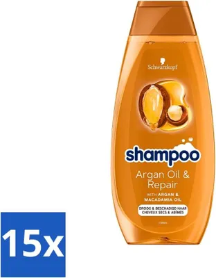 Produktbild von Schwarzkopf - Shampoo Arganöl & Repair - Nährt & Stärkt - 400 ml - Vorteilspack - 15 Stücke