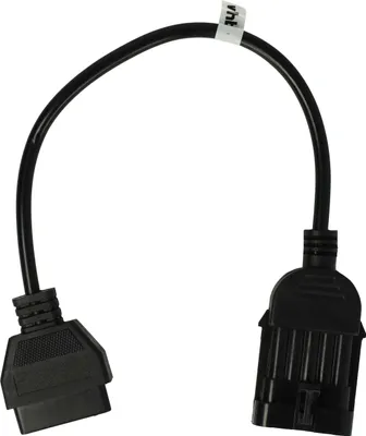 Produktbild von vhbw OBD Adapter 10Pin-OBD1 auf OBD2 kompatibel mit Opel -Bj 1997 Calibra, Kadett, Corsa, Tigra, Omega, Vectra, Astra - 30 cm